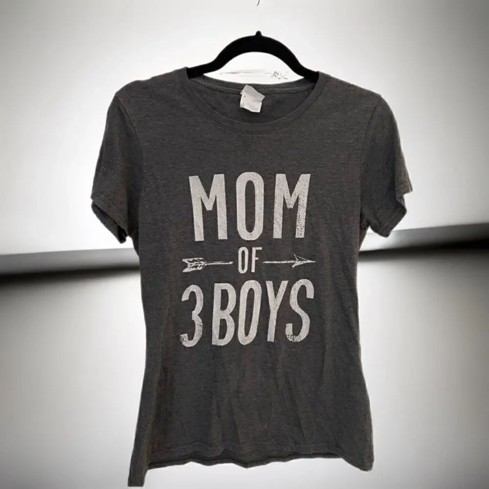 Mom of 3 Boys t-shirt in small